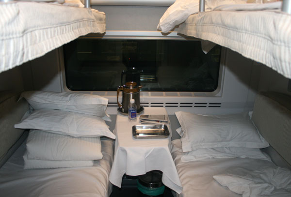 china soft sleeper train