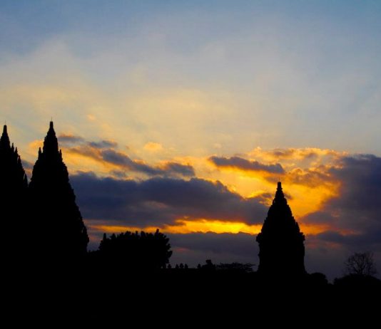 yogyakarta sunset - solo female travel
