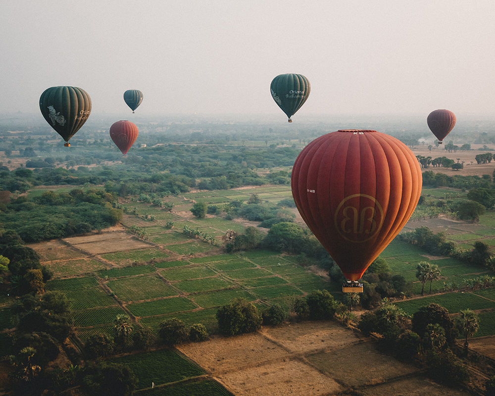 Ancient landscape of Bagan, Myanmar