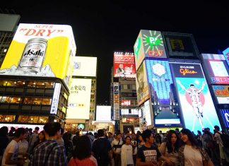 Osaka Budget Guide – Travel for under $70 a day including accommodation Bright neon signs on Dotonbori area