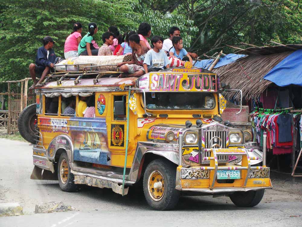 A typical jeepney - Things to know before travelling to the Philippines