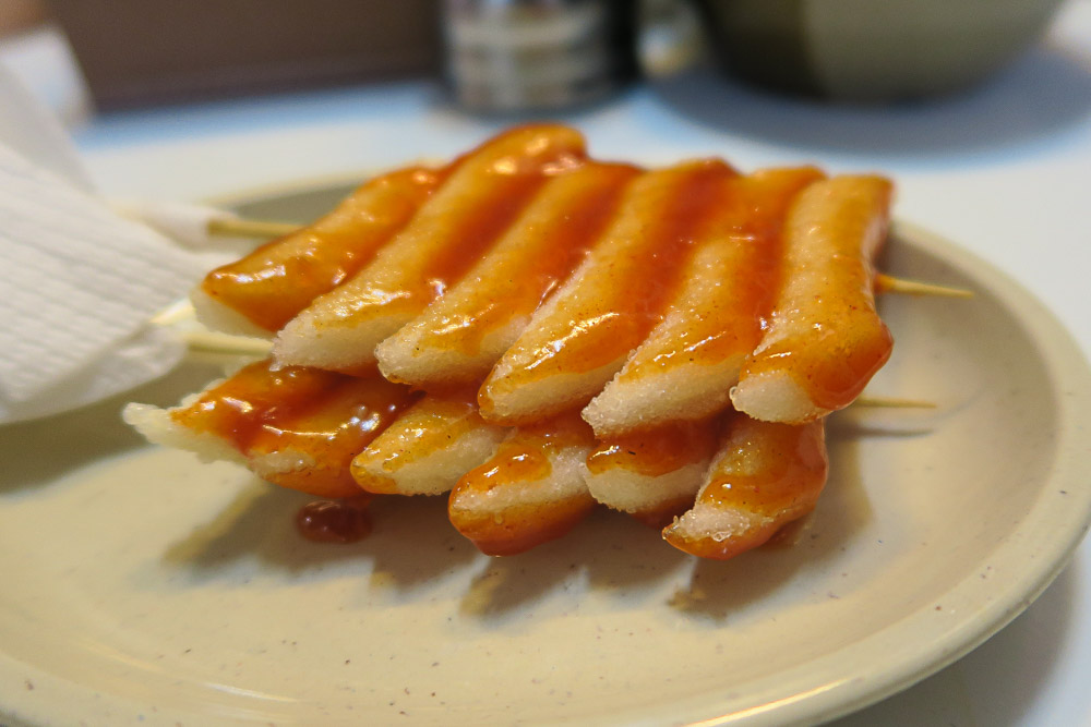 Fried rice cakes - Food in Seoul