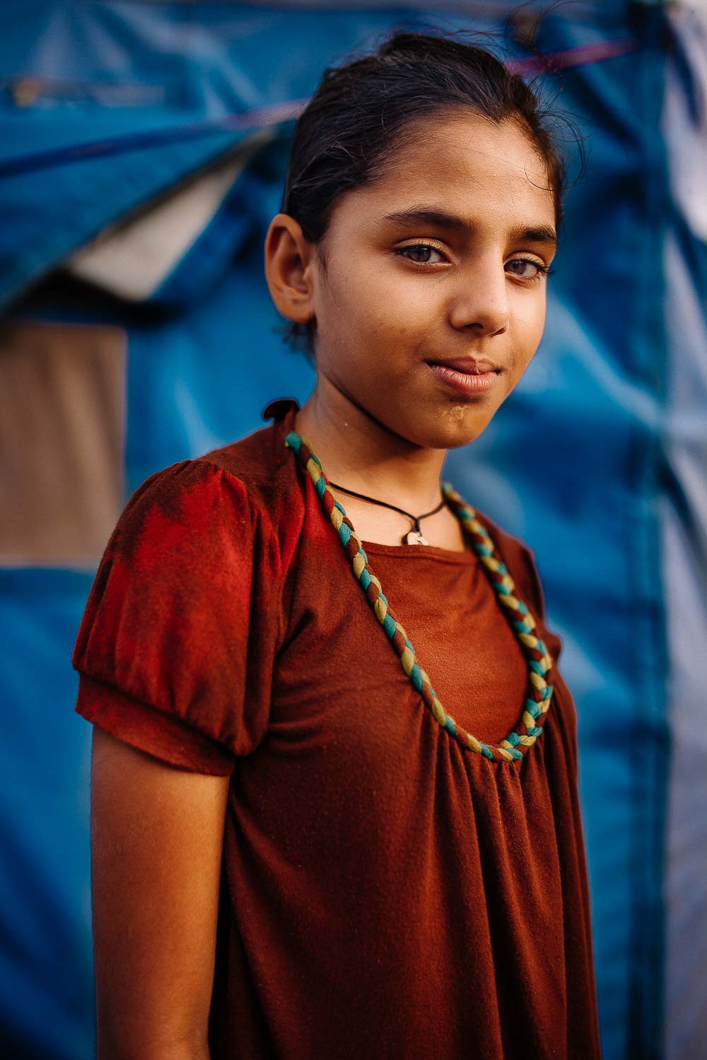 Nepalese Refugee girl - Travel photojournalism