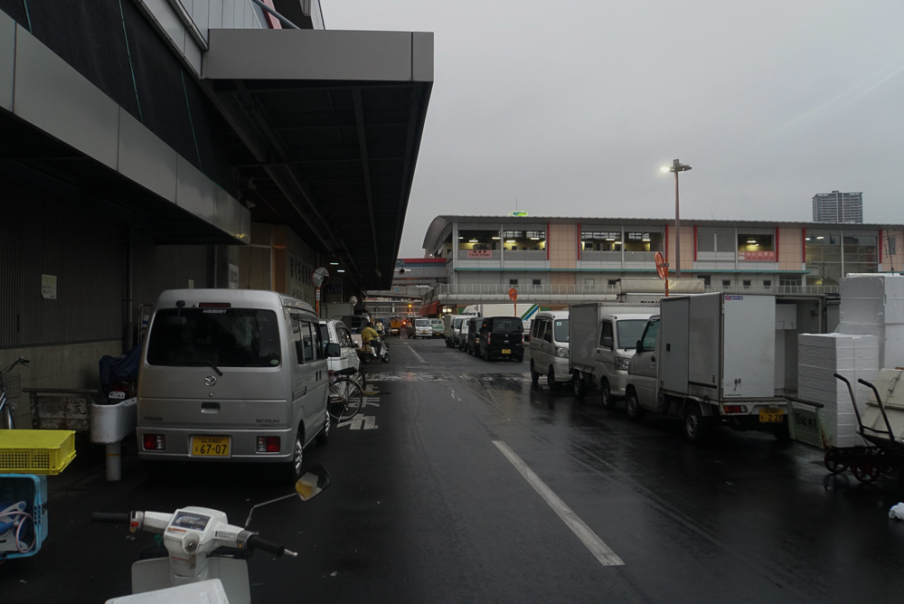 Outside Osaka Central Fish Market