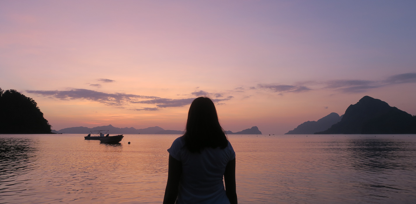 Sunset at El Nido - Things you need to know before travelling to the Philippines