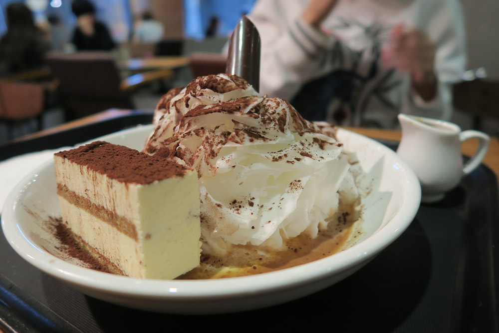 Tiramisu Bingsu - Food in Seoul