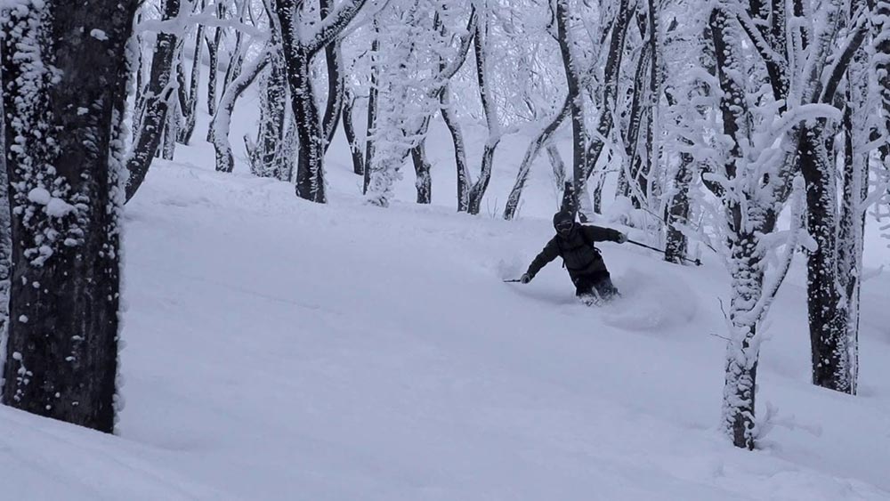 Backcountry skiing - Ulleungdo in winter
