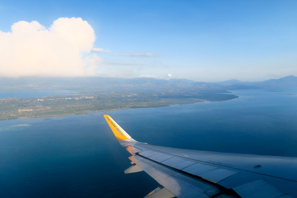 View of Philippines from aeroplane - Things to know before travelling to the Philippines Cebu pacific