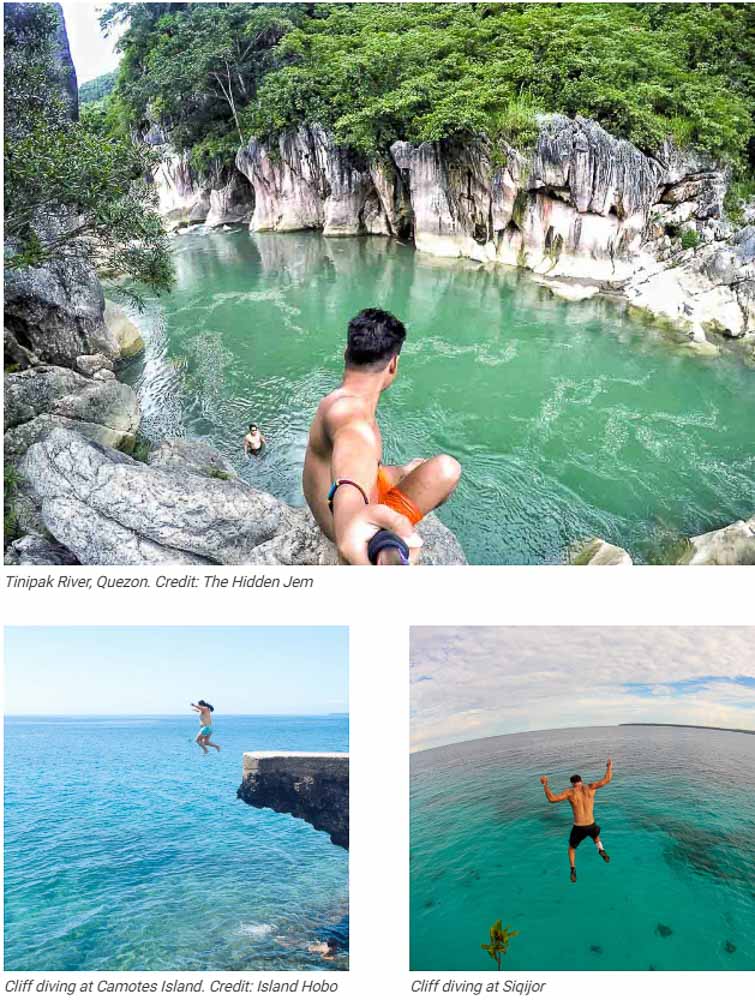 Cliff diving in the Philippines - Reasons why the Philippines is incredibly underrated (1 of 1)
