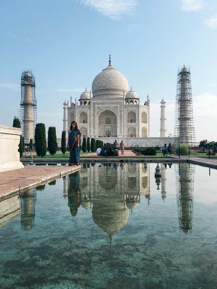 Rachel at Taj Mahal - Taj Mahal Photography Guide