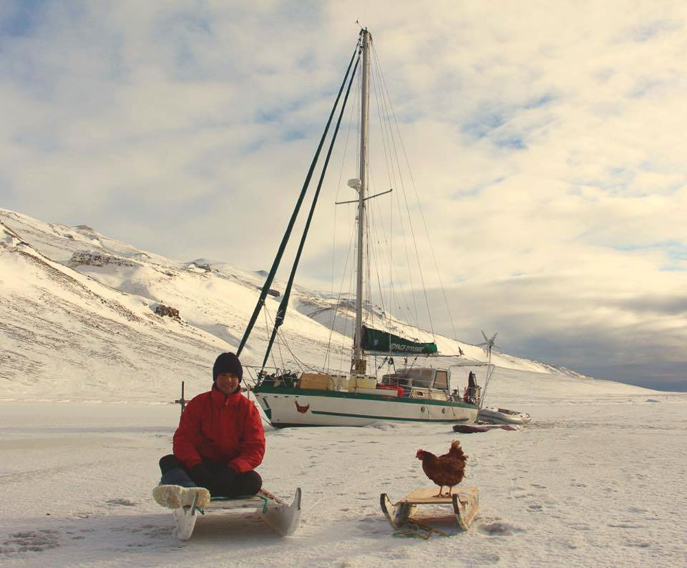 pets that travel more than you sailing chicken