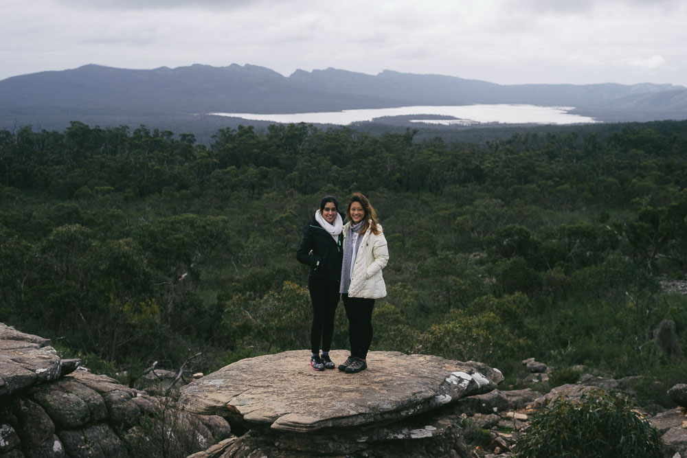 Rika and rachel at grampians - melbourne roadtrip