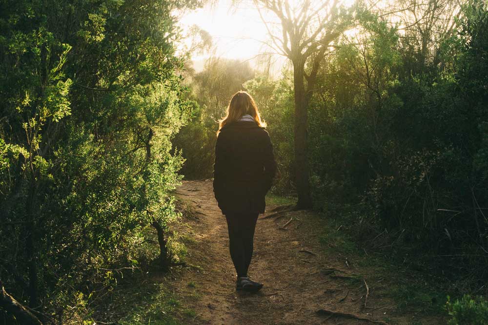 rachel at great otway - melbourne roadtrip