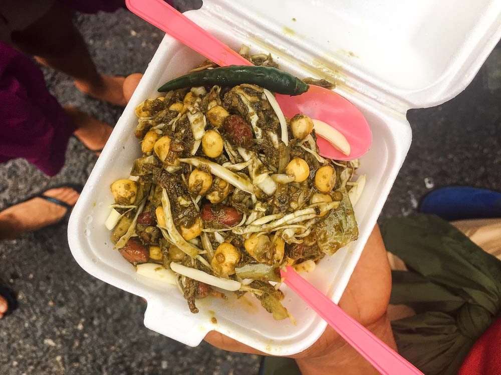 Pickled Tea Lead - burmese-street-food