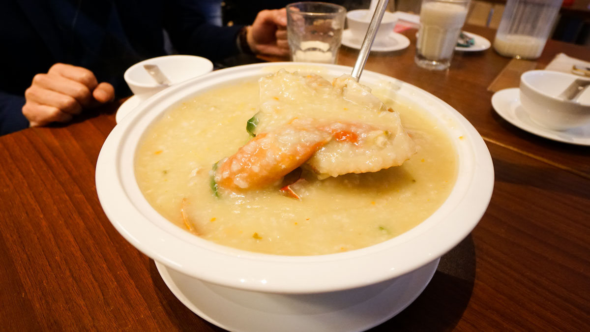 Crab congee - broadway-food-street-galaxy-macau-review-3
