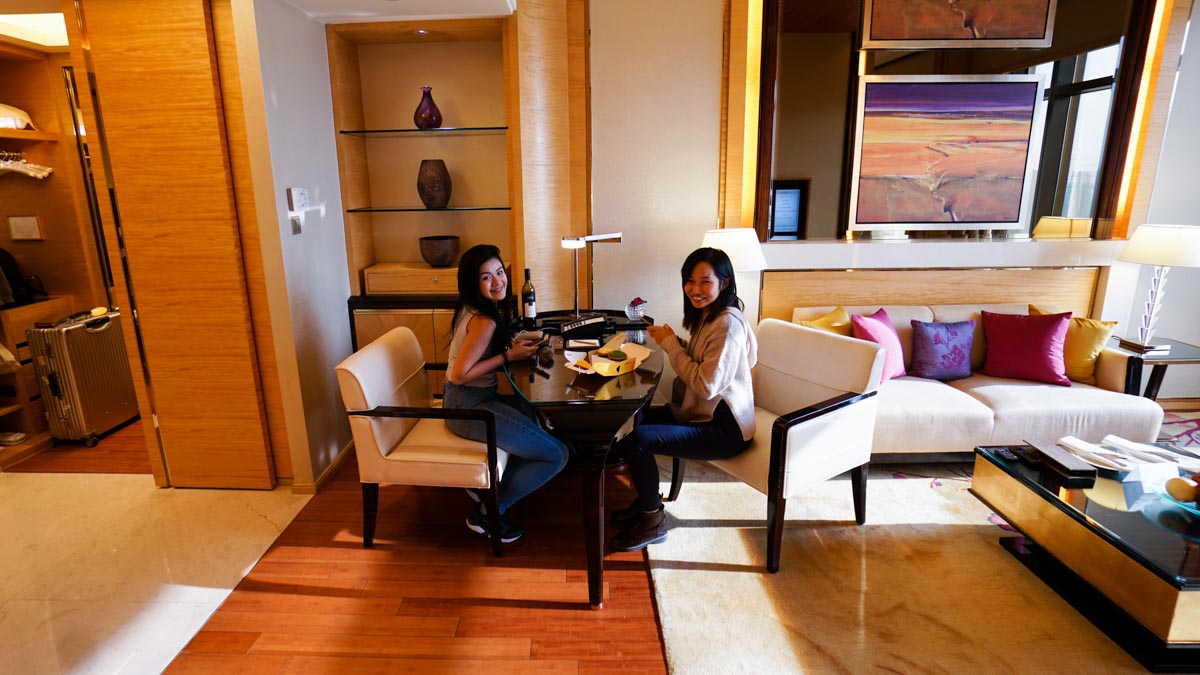 Chilling in the royal suite at galaxy-macau-review