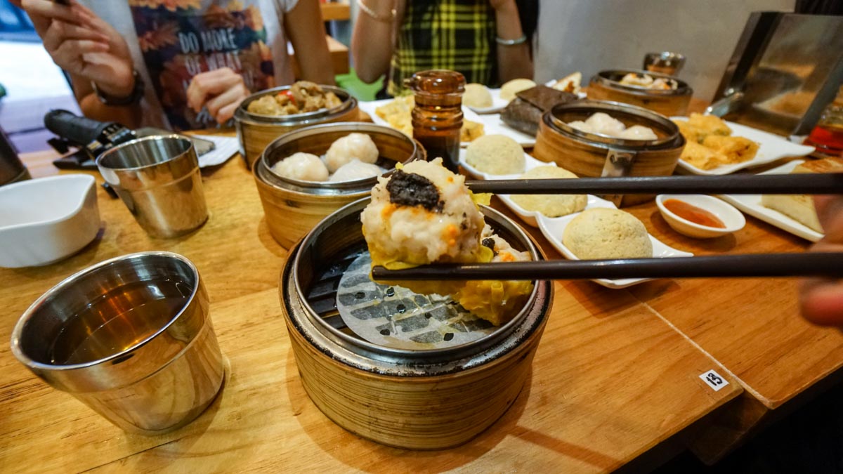 Siu Mai with Black Truffle at Ding Dim 1968 - hong kong food journey 25