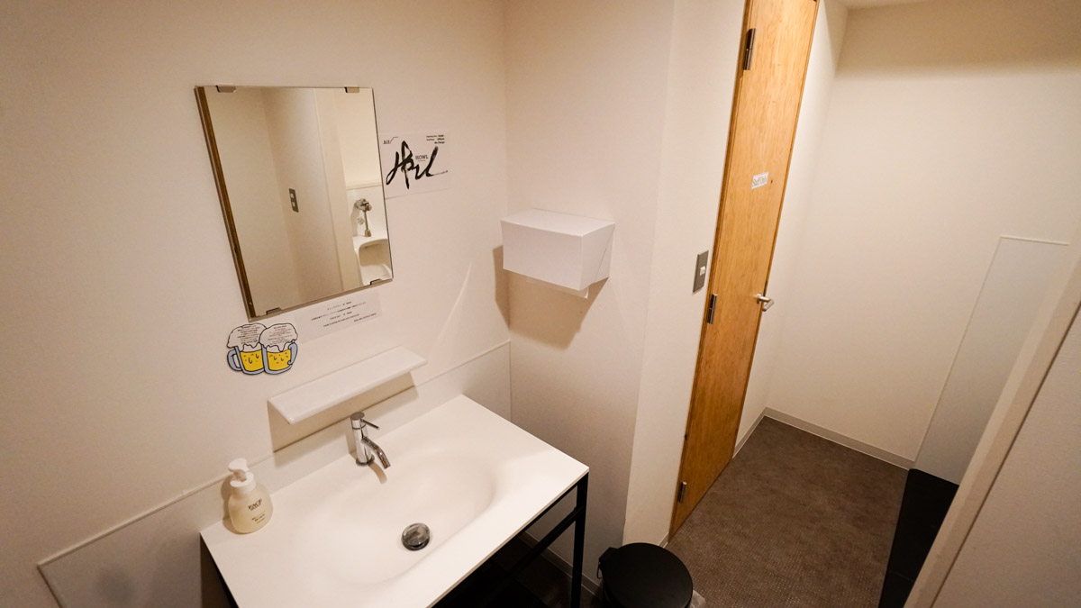 Shared Bathroom set up in Wise Owl Hostels Tokyo - wise owl hostels tokyo review 15