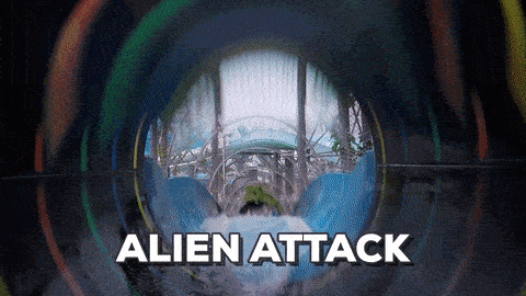 Alien attack - Cartoon Network Amazone waterpark