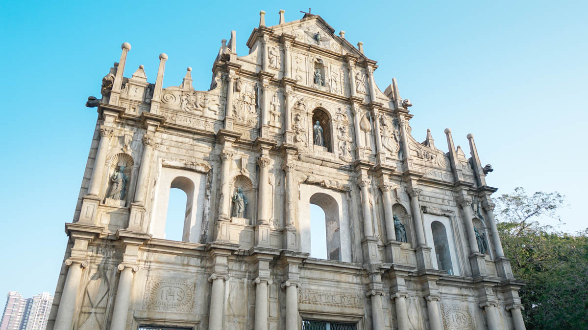Ruins of St Paul closeup - Macau Guide