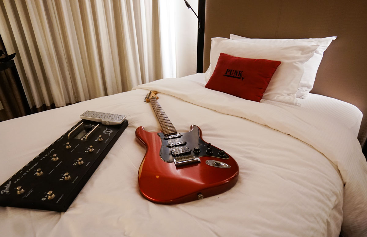 rent a guitar - Hard Rock Hotel Review