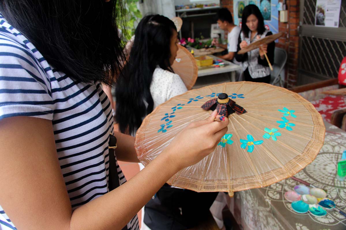 Umbrella painting - things to do in Kaohsiung