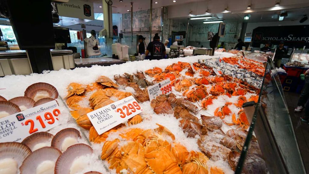Fresh Seafood at Sydney Fish Market - Alternative Sydney Travel Guide