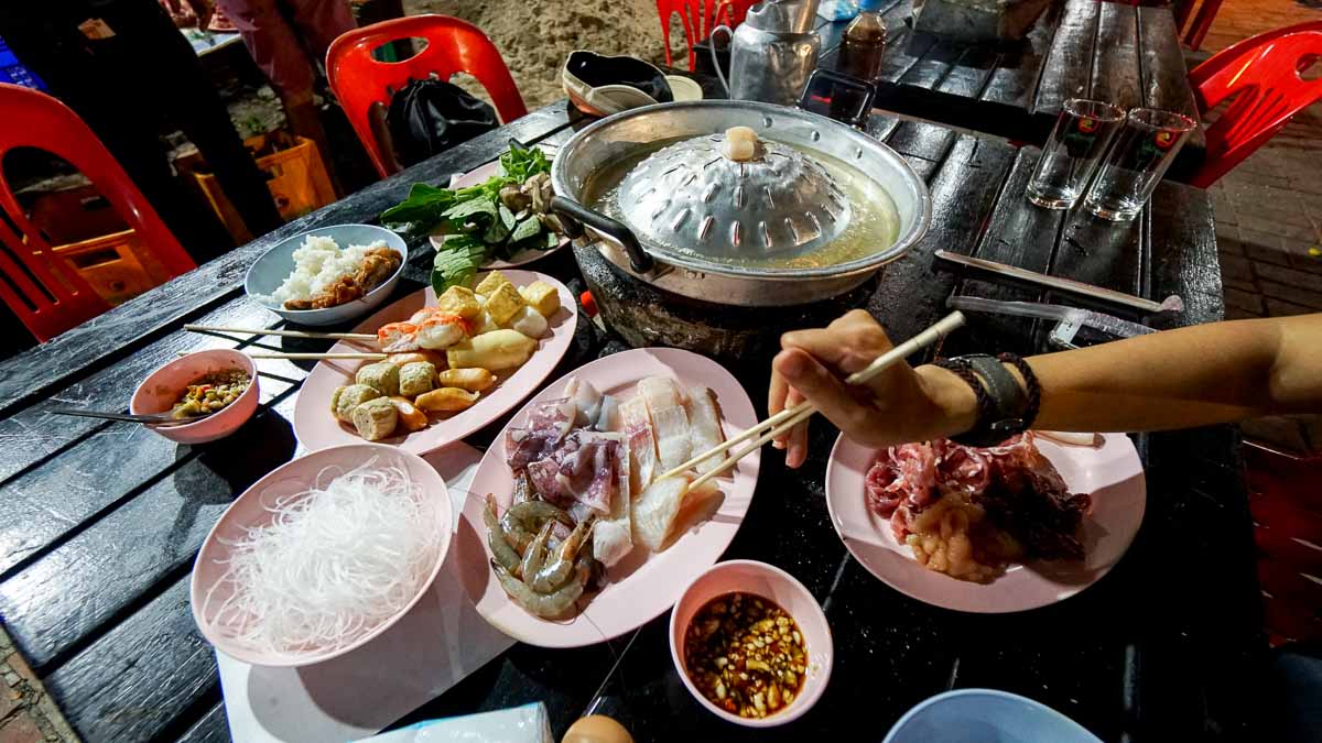 Riverside barbecue - Luang Prabang itinerary