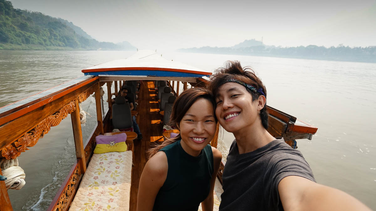 Mekong river boat ride - Luang Prabang itinerary