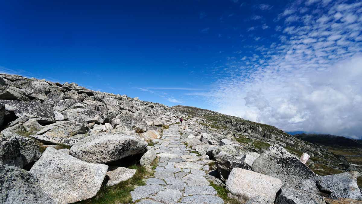 hiking up Kosciuszko - Bucket List Things to do in NSW