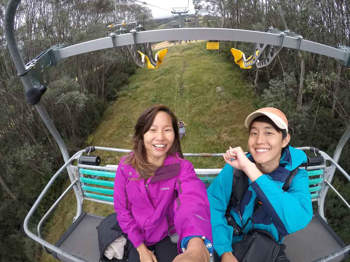 Mount Kosciuszko chairlift - Sydney south coast road trip