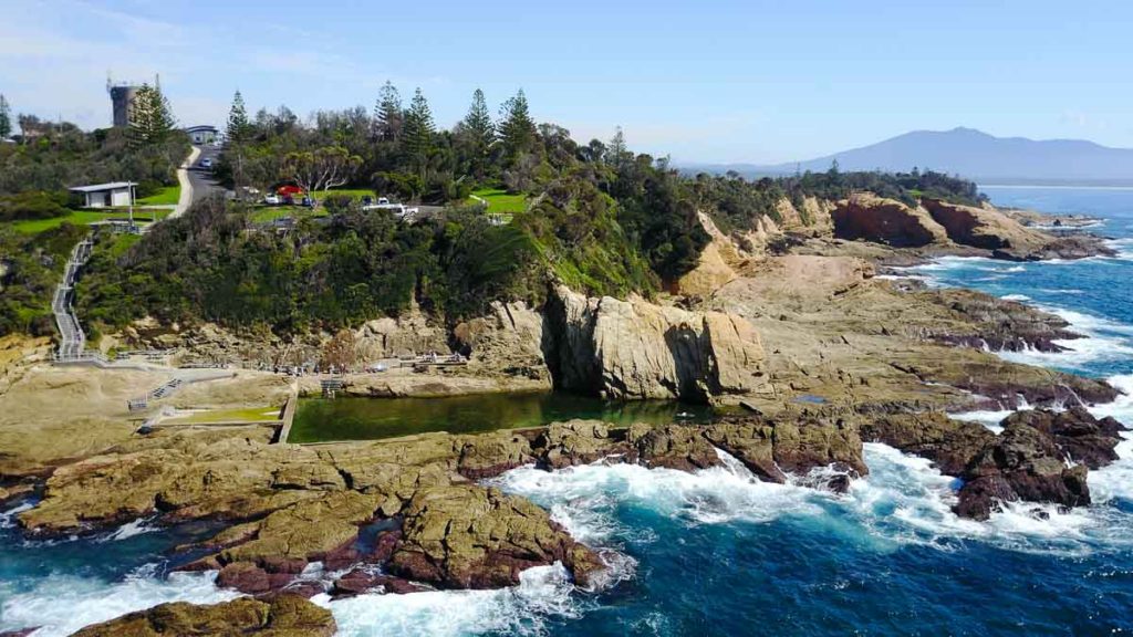 Bermagui blue pool - sydney south coast road trip