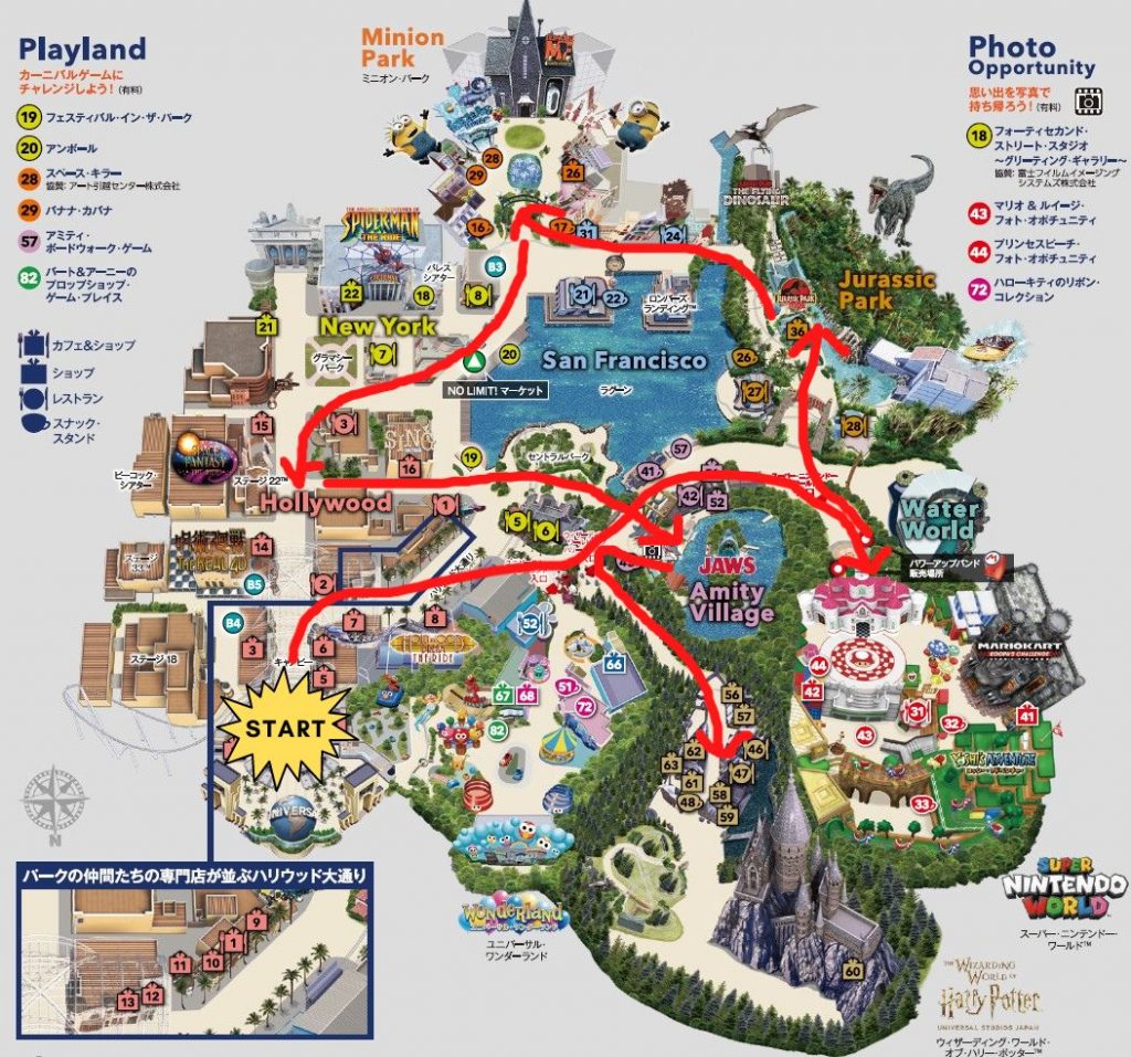 Gamer Route - USJ Osaka Guide