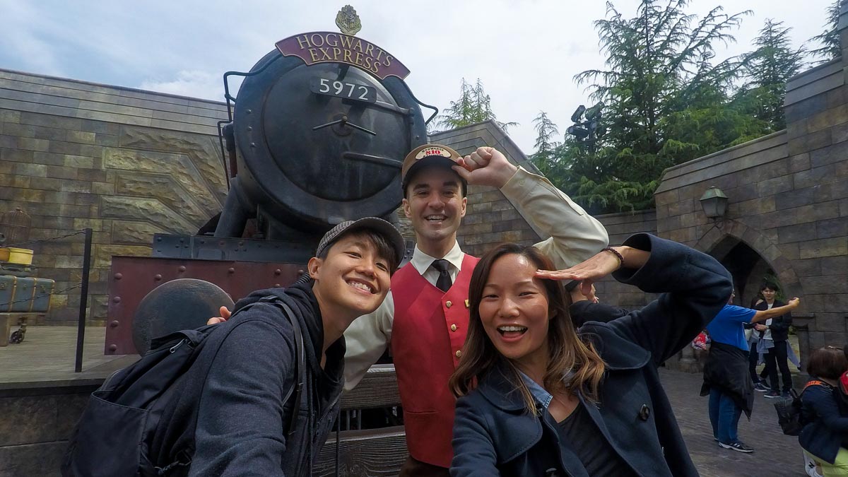 Hogwarts Express Train Conductor- Osaka USJ Guide-19