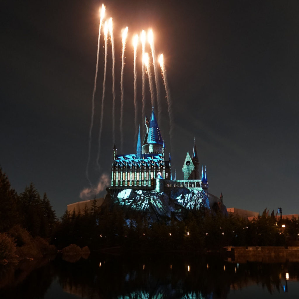 Universal Studios Japan Harry Potter Wizarding World Night Show - potterhead travel bucket list