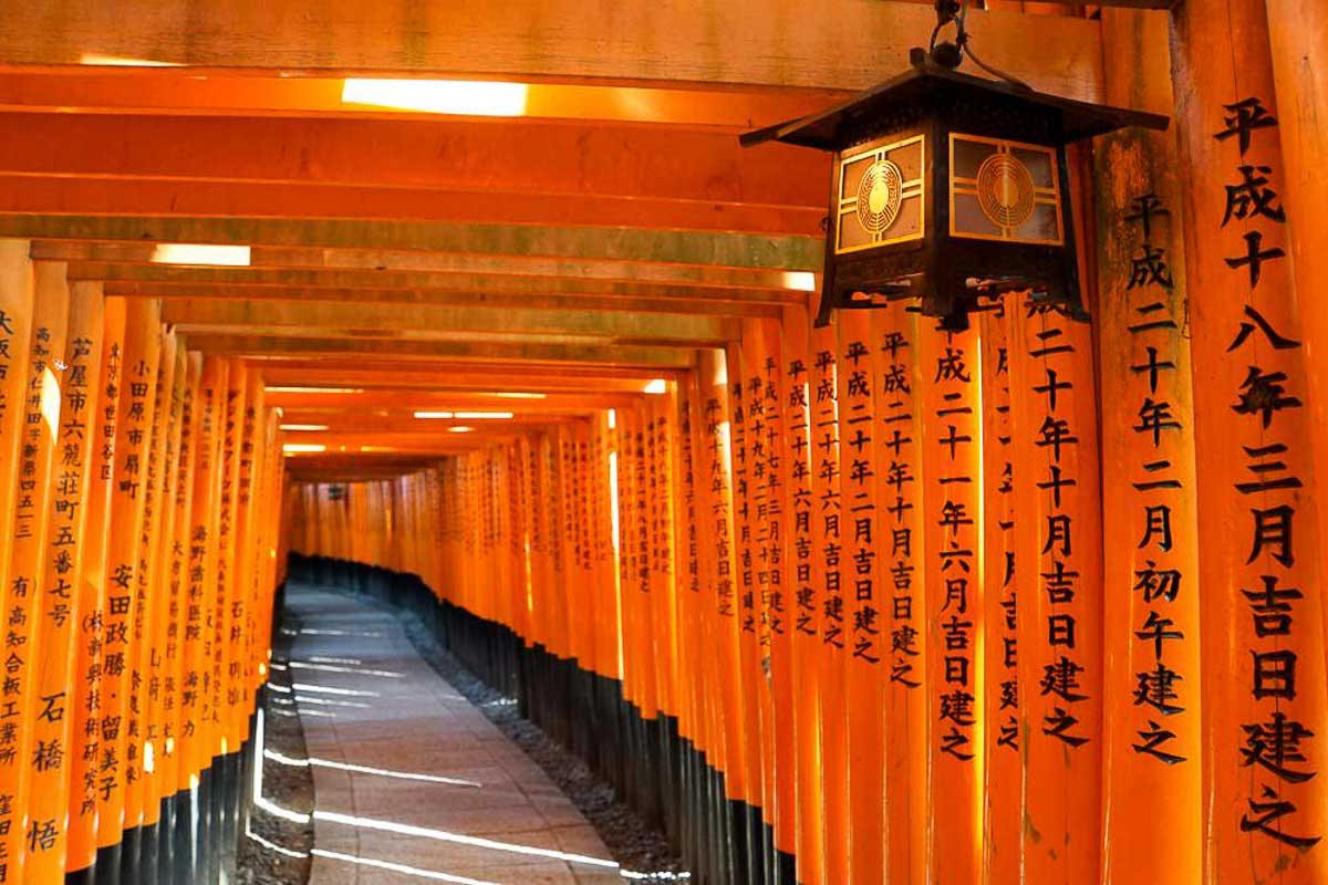 Fushimi Inari Shrine - Japan JR Pass Japan Budget Itinerary