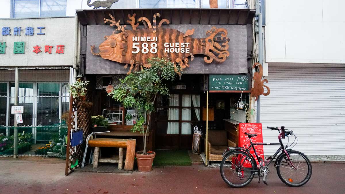 Himeji 588 Guesthouse - Japan JR Pass Japan Budget Itinerary