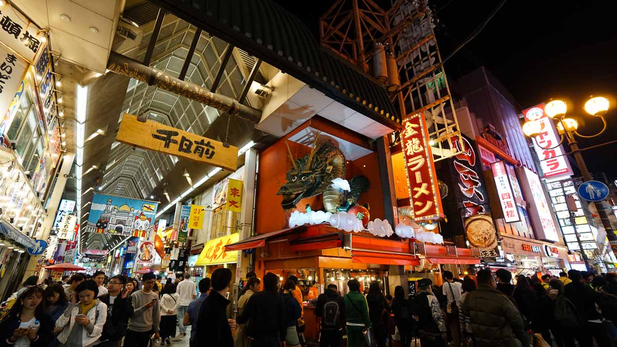 Dotonbori - Kansai-Hiroshima JR Pass Japan Budget Itinerary