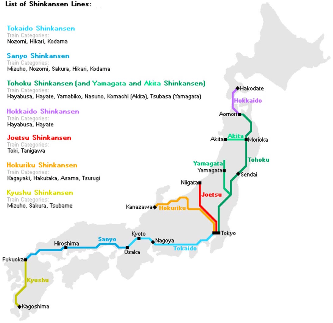 jr pass travel map