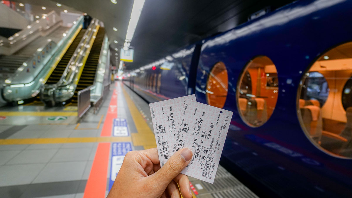 Train Tickets at the Station - Travelling Around Japan