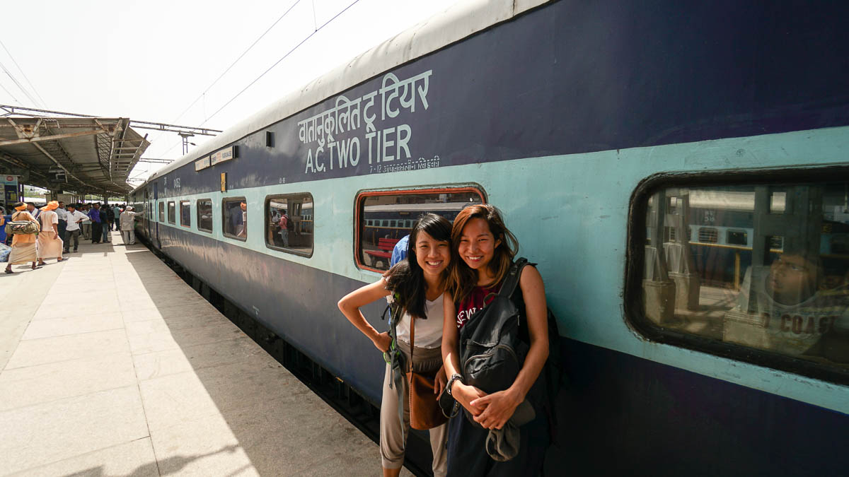 2 Girls in 2AC Train - First Timers Guide to India