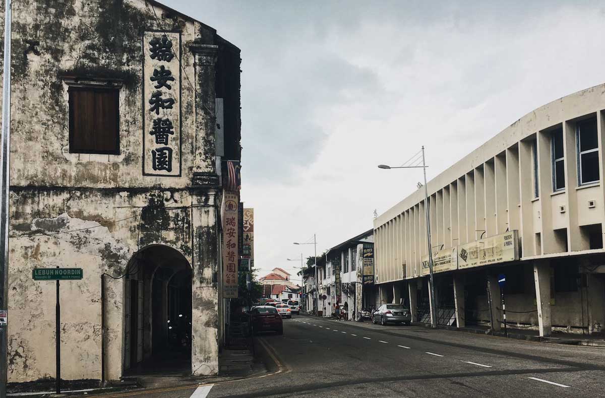 Old street in Penang - TTI AP Boot camp in Penang