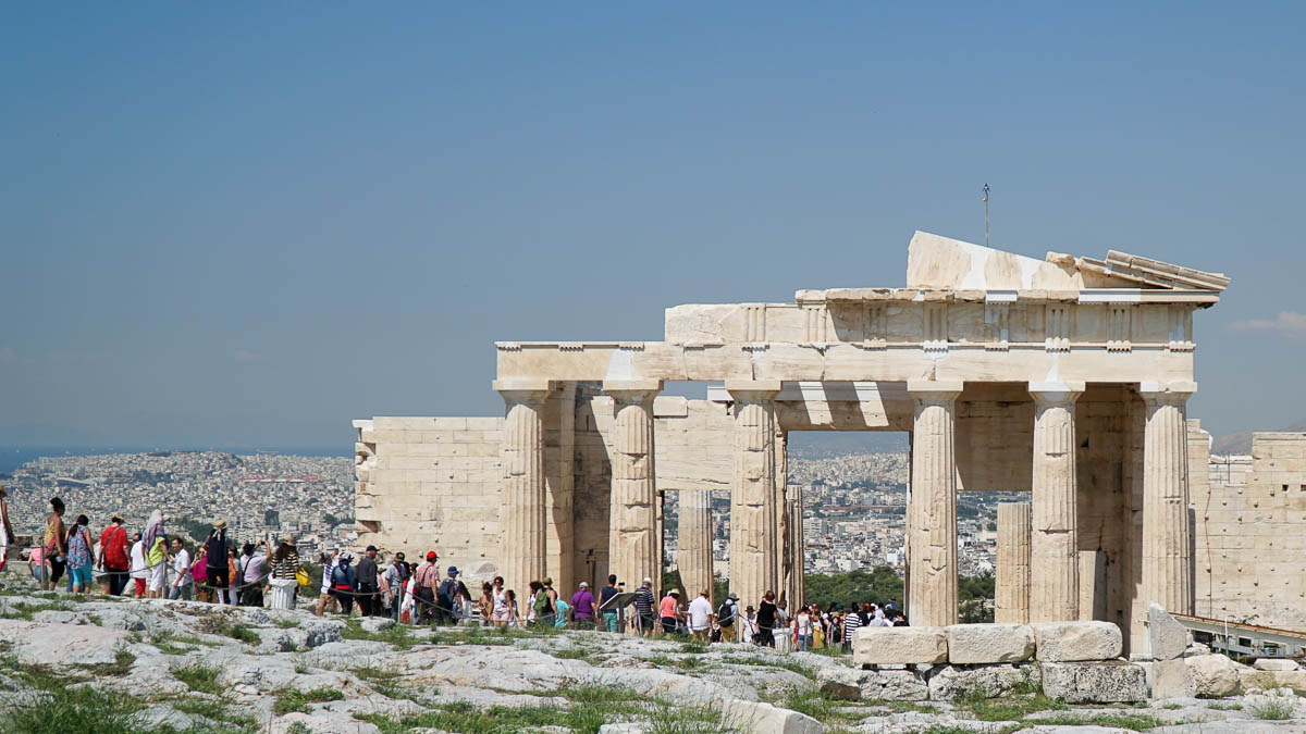 Acropolis in Athens - Greece Budget Itinerary