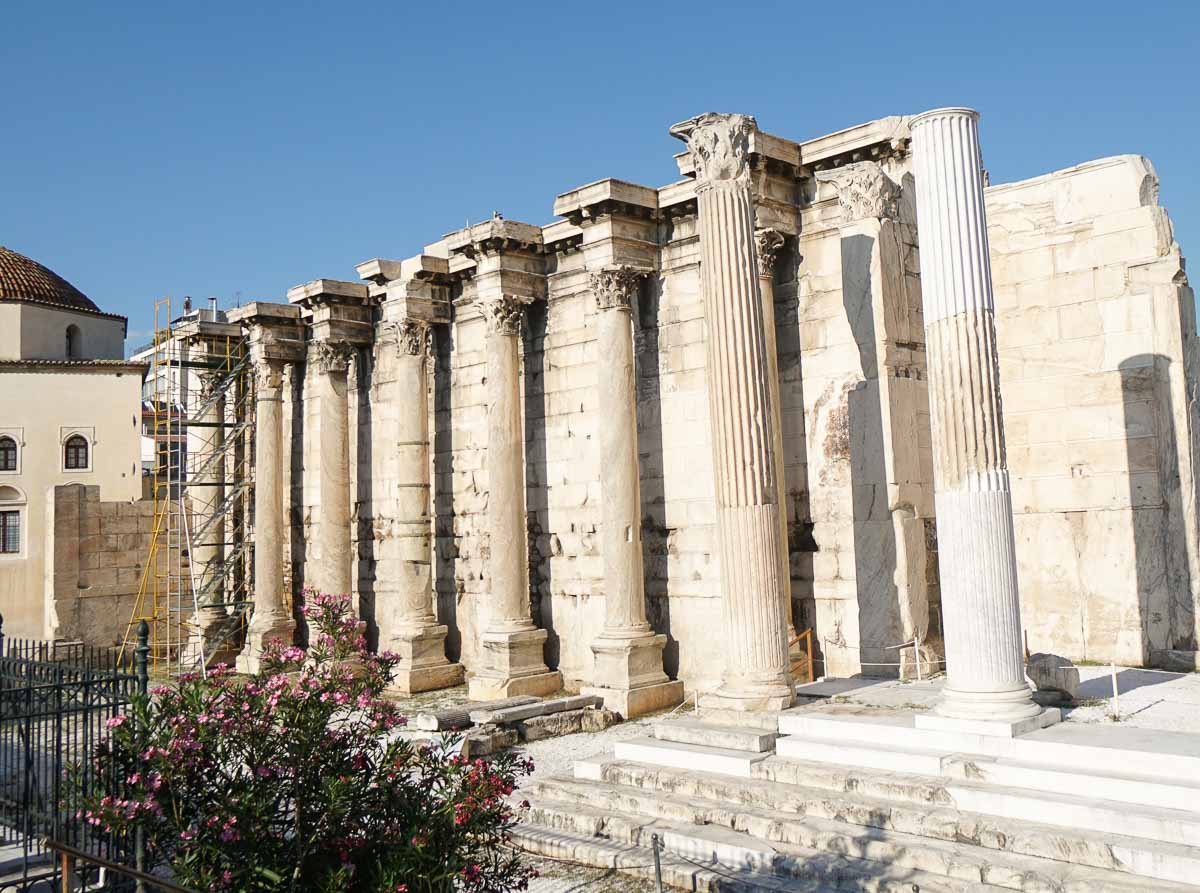 Hadrian's Library Athens - Greece Budget Itinerary