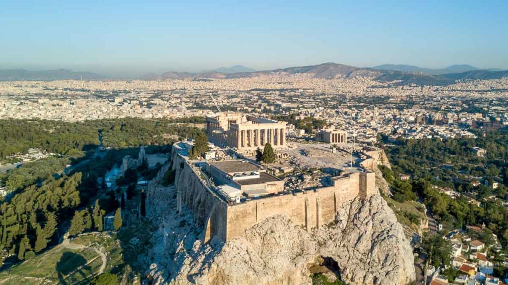 Acropolis in Athens - Greece Budget Itinerary