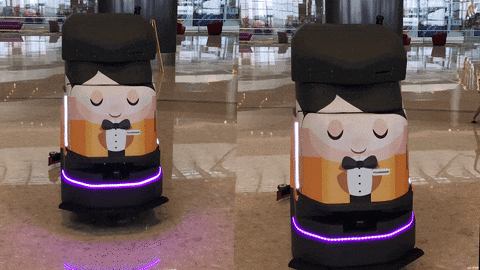 Changi T4 - Cleaning Robots