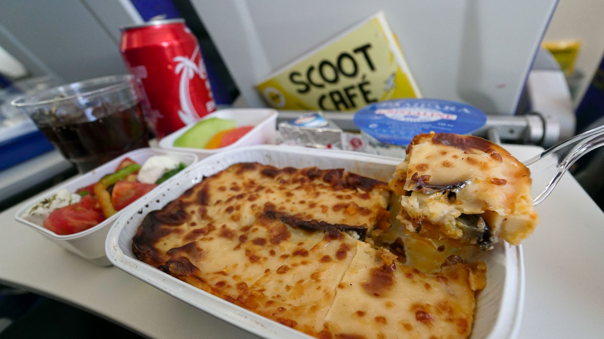 Greek Moussaka - Scoot Long Haul Menu- Greece Budget Guide-1