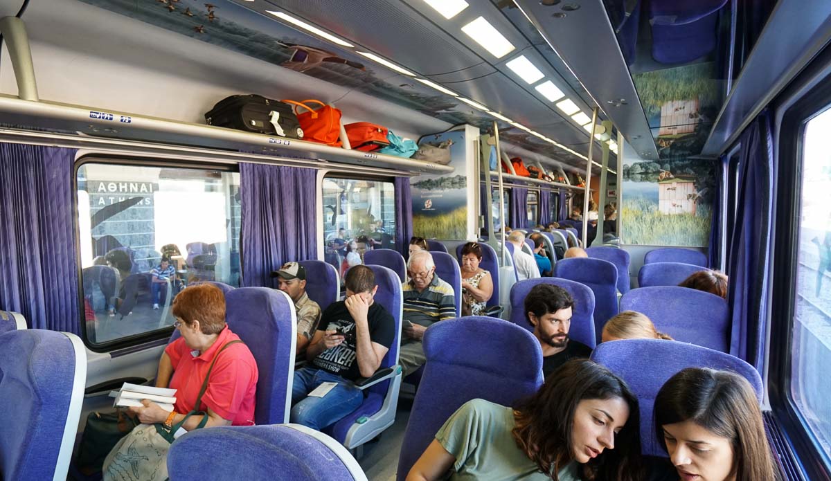 Train from Athens to Kalambaka - Meteora - Greece Budget Itinerary