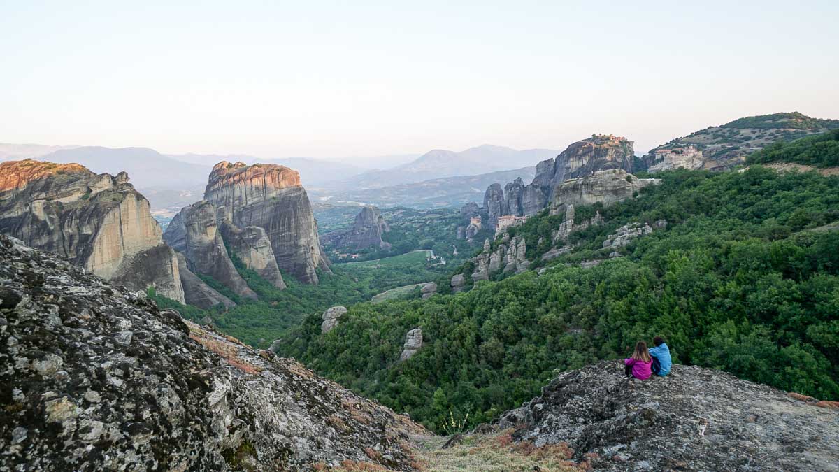 Floating Monasteries in Meteora, Greece - Europe Itinerary Backpacking on Budget