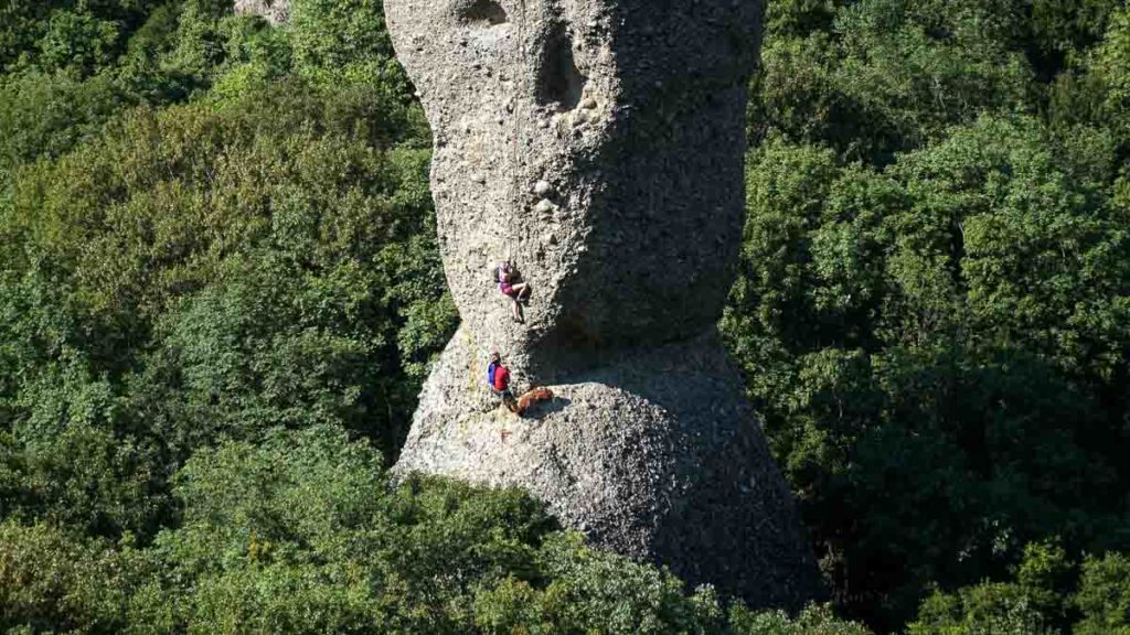 Climbing the Spindle in Meteora - Greece Budget Itinerary